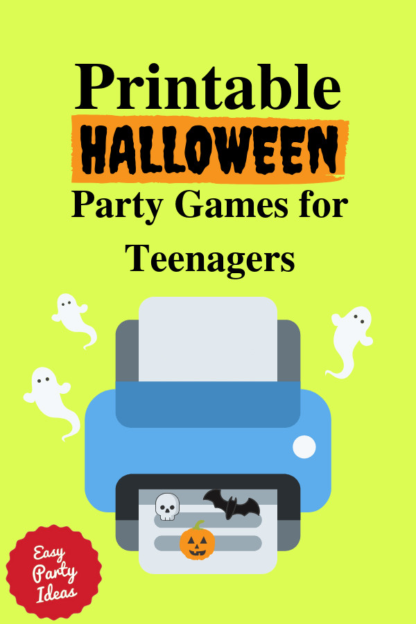 Halloween Party Game Ideas For Teenagers
 Halloween Party Games for Teenagers