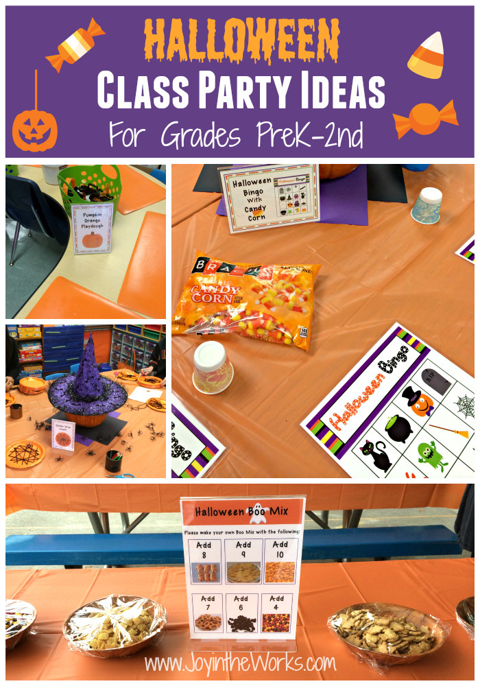 Halloween Party Ideas For Kindergarten Classes
 Halloween Class Party Ideas Grades PreK 2nd Joy in the Works