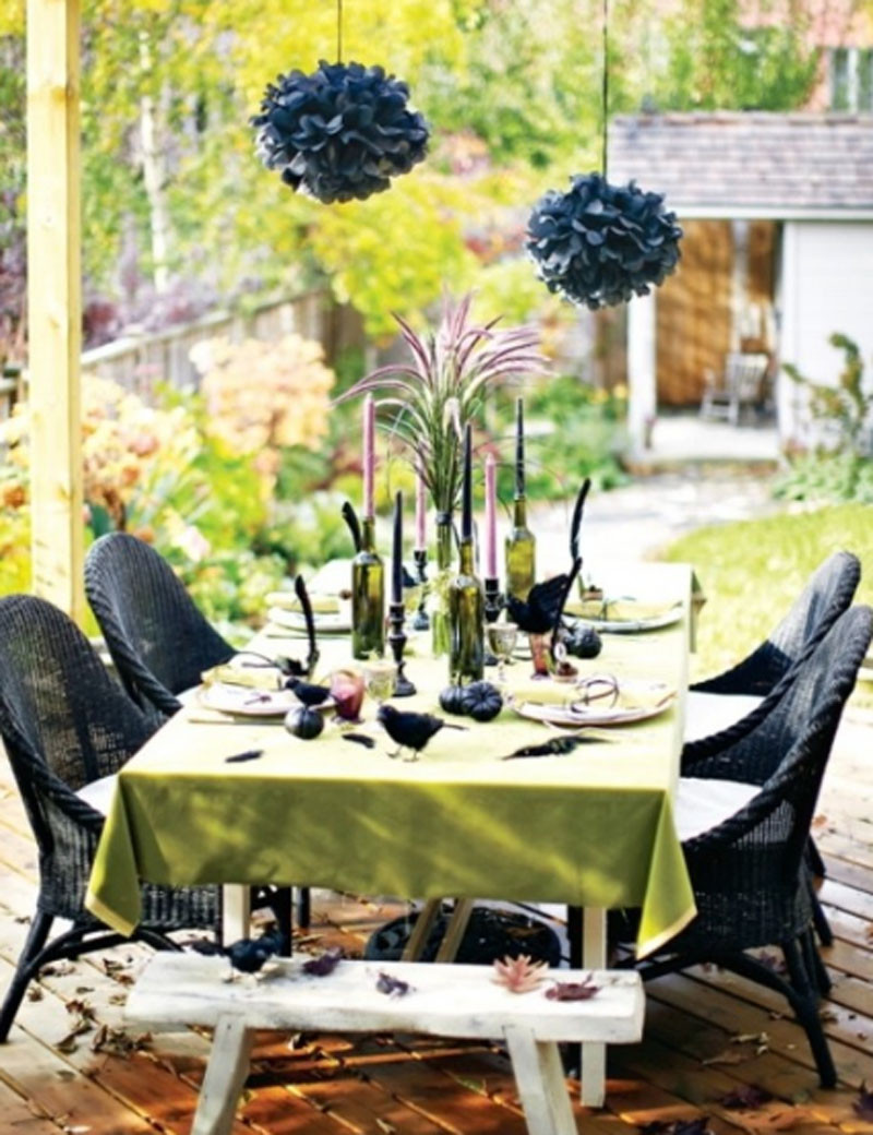 Halloween Party Table Ideas
 Substance of Living Halloween Party Table Decorating Ideas