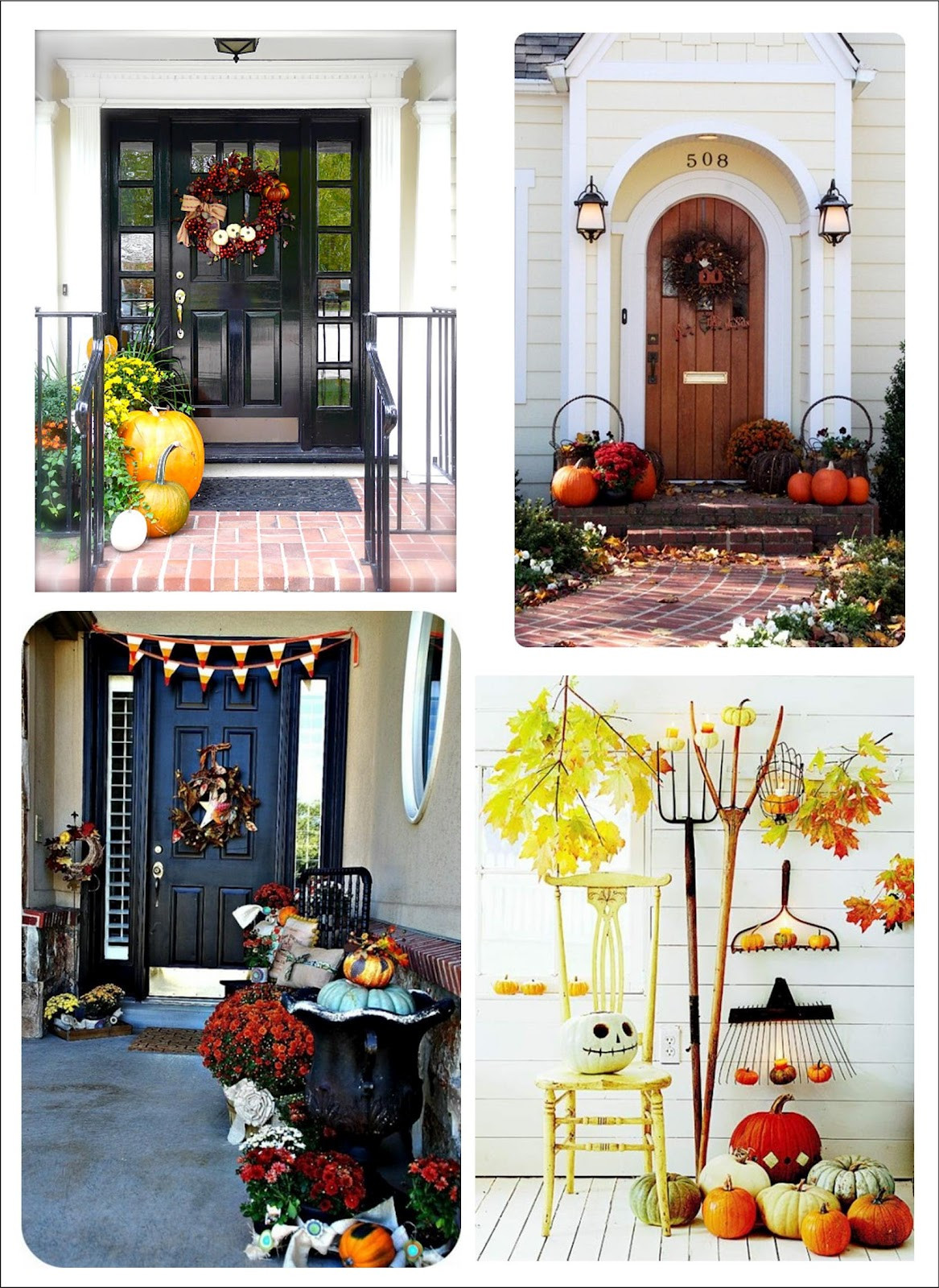 Halloween Porch Decorations
 It s Written on the Wall 90 Fall Porch Decorating Ideas