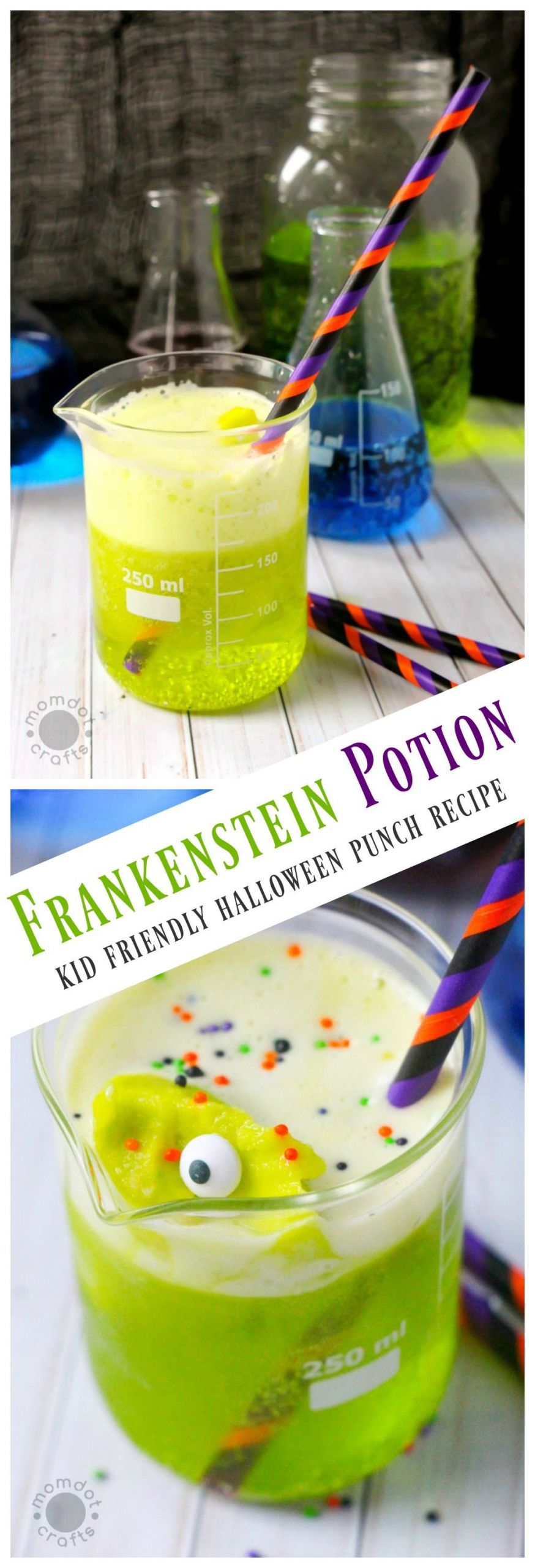 Halloween Punch For Kids DIY
 Frankenstein Punch Halloween Punch for Kids