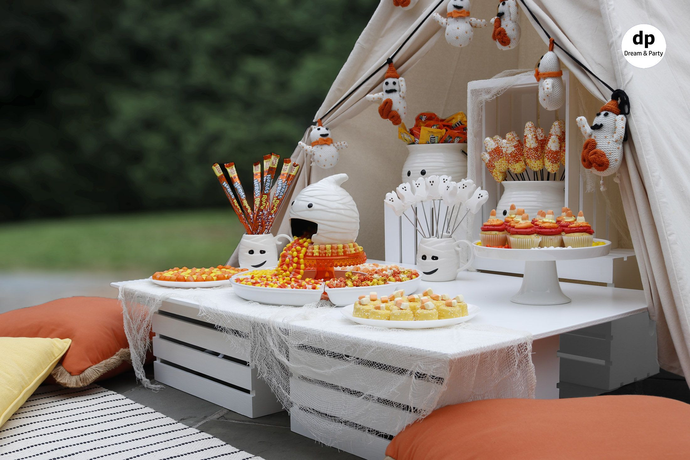 Halloween Slumber Party Ideas
 Halloween candy car Candy display Halloween decoration