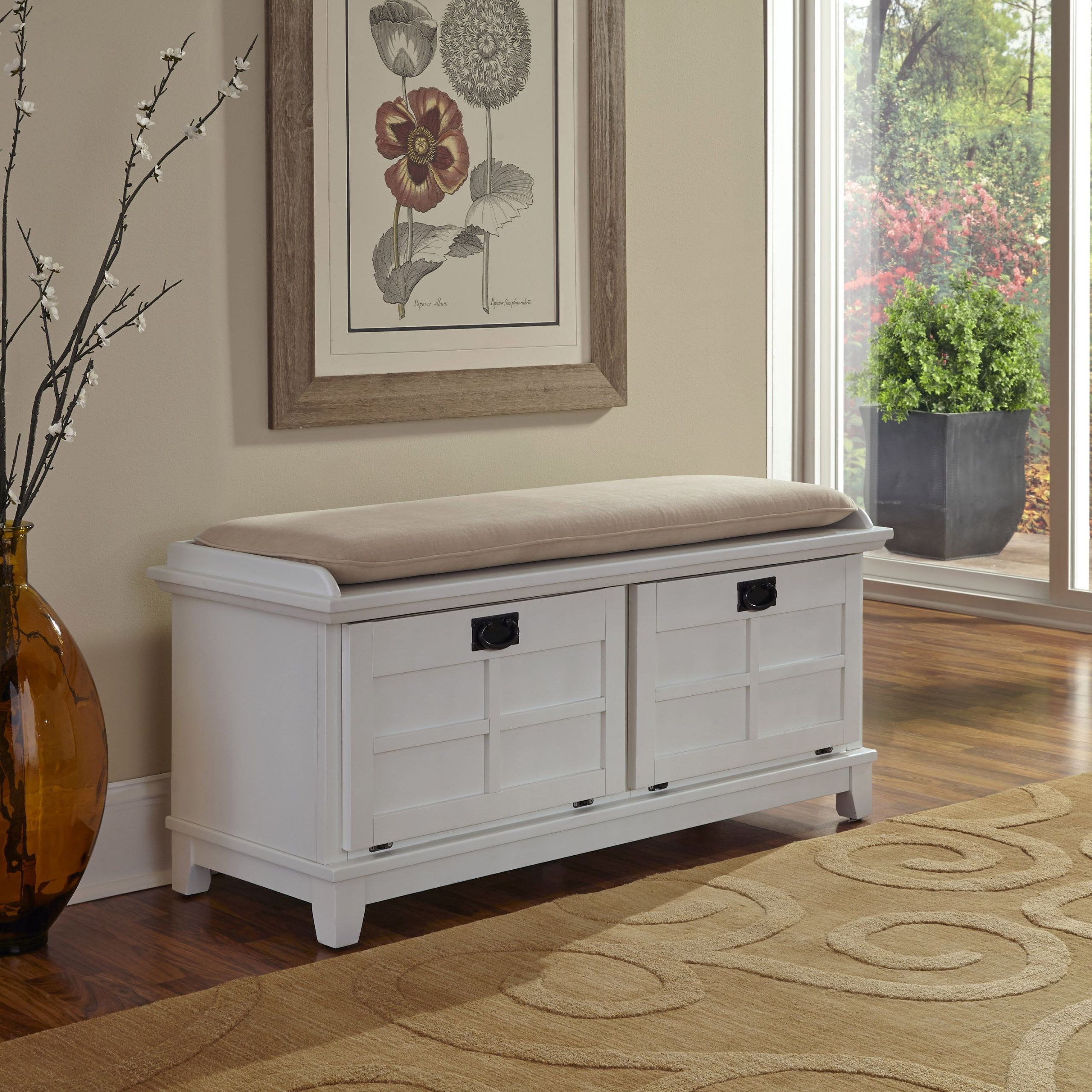 Hallway Bench With Storage
 Alcott Hill Lakeview Wood Storage Entryway Bench & Reviews