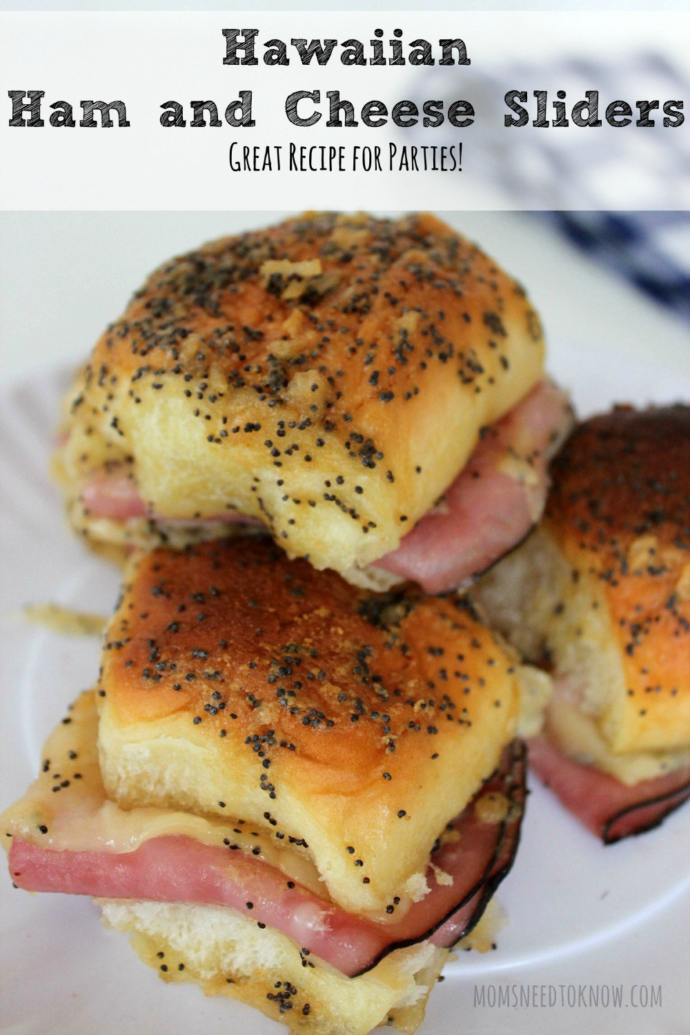 Ham And Cheese Slider Recipes
 Hawaiian Ham and Cheese Sliders