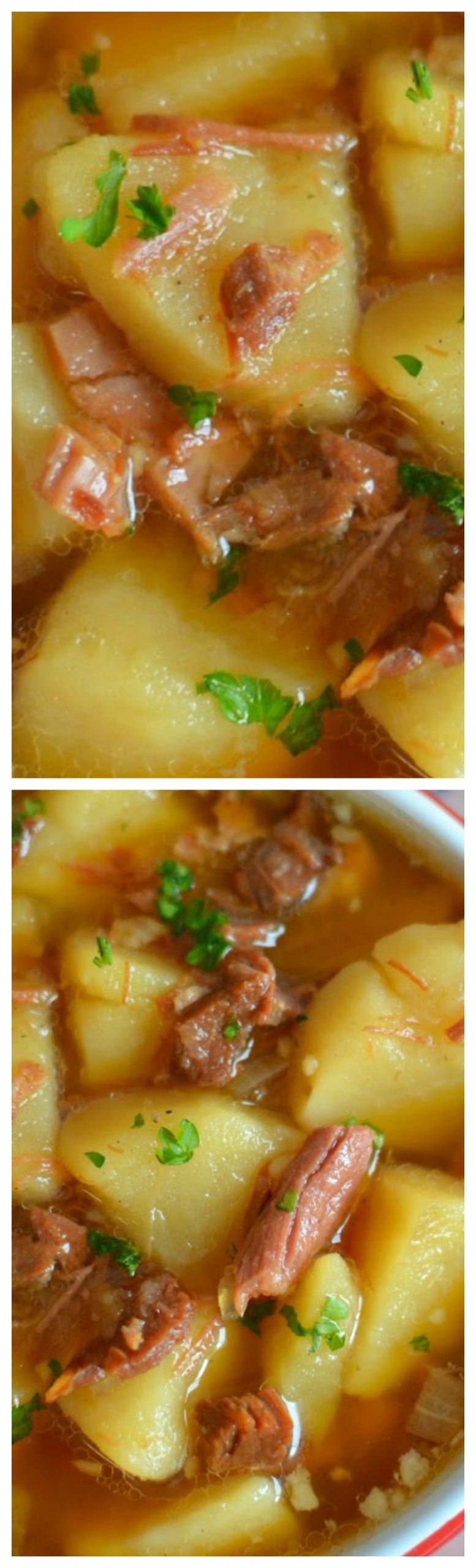 Ham Bone Potato Soup Slow Cooker
 Stovetop or Slow Cooker Ham Bone and Potato Soup