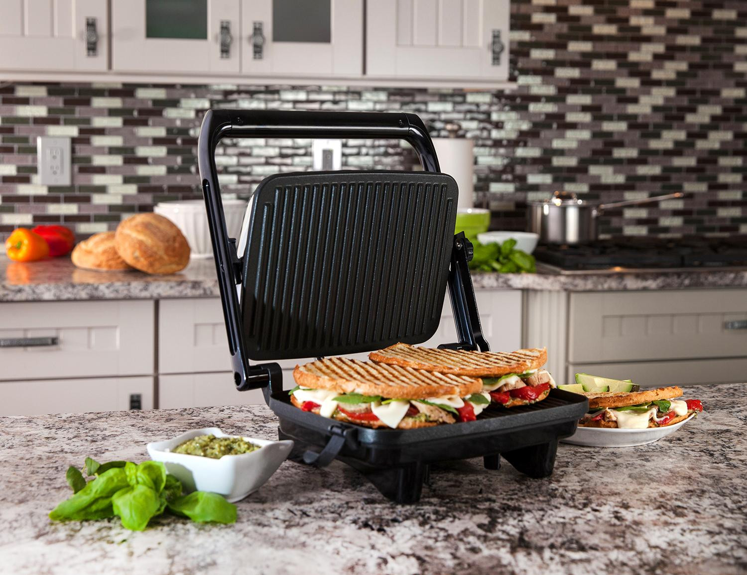 Hamilton Beach Panini Press Gourmet Sandwich Maker
 Amazon Hamilton Beach A Panini Press Gourmet