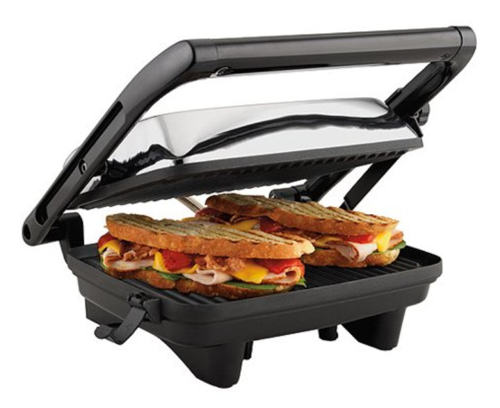 Hamilton Beach Panini Press Gourmet Sandwich Maker
 Hamilton Beach Panini Press Gourmet Sandwich Maker for $29