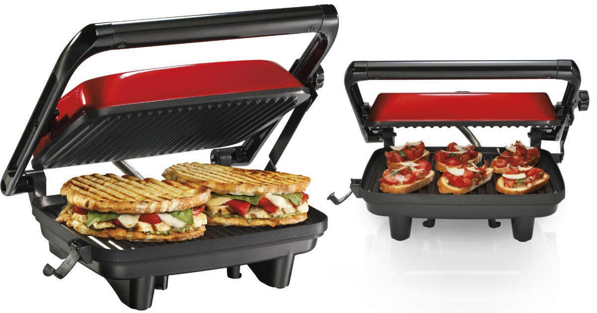 Hamilton Beach Panini Press Gourmet Sandwich Maker
 Amazon Hamilton Beach Panini Press Gourmet Sandwich Maker