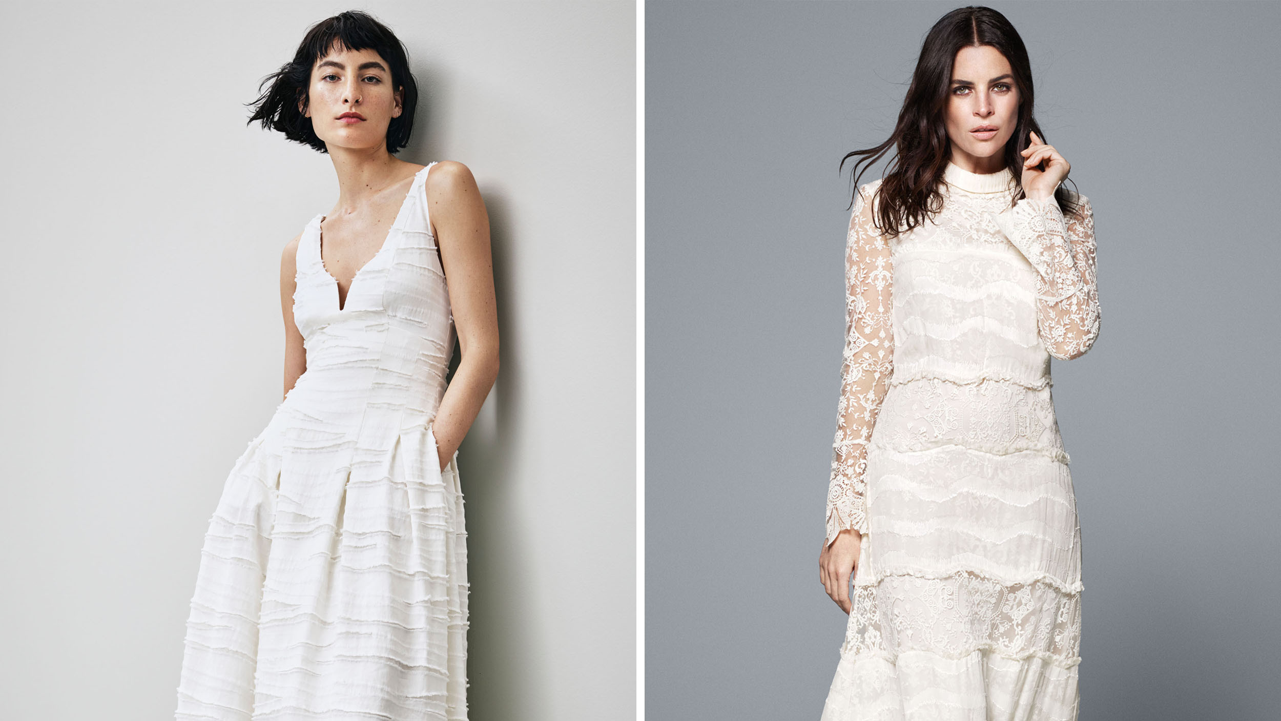H&amp;m Wedding Dress
 H&M new Conscious Collection features affordable and