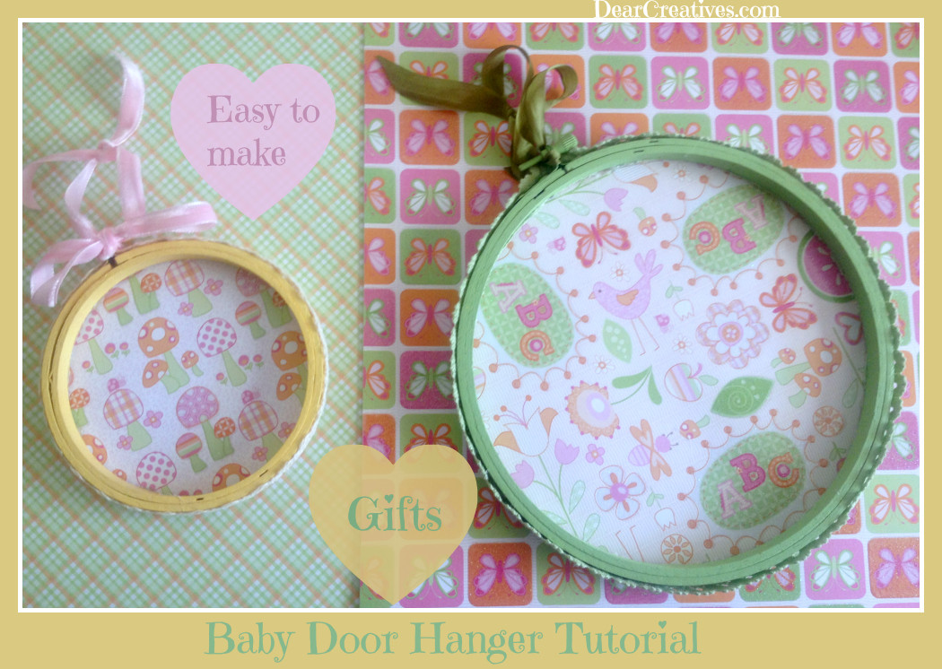 Handmade Baby Shower Gifts
 Baby Shower Gifts Idea & Tutorial Dear Creatives