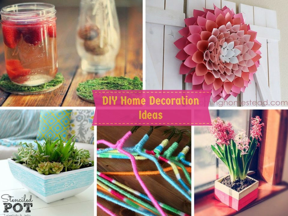 Handmade Decoration Ideas For Home
 6 DIY Home Decoration Ideas in Your Bud Its Easy