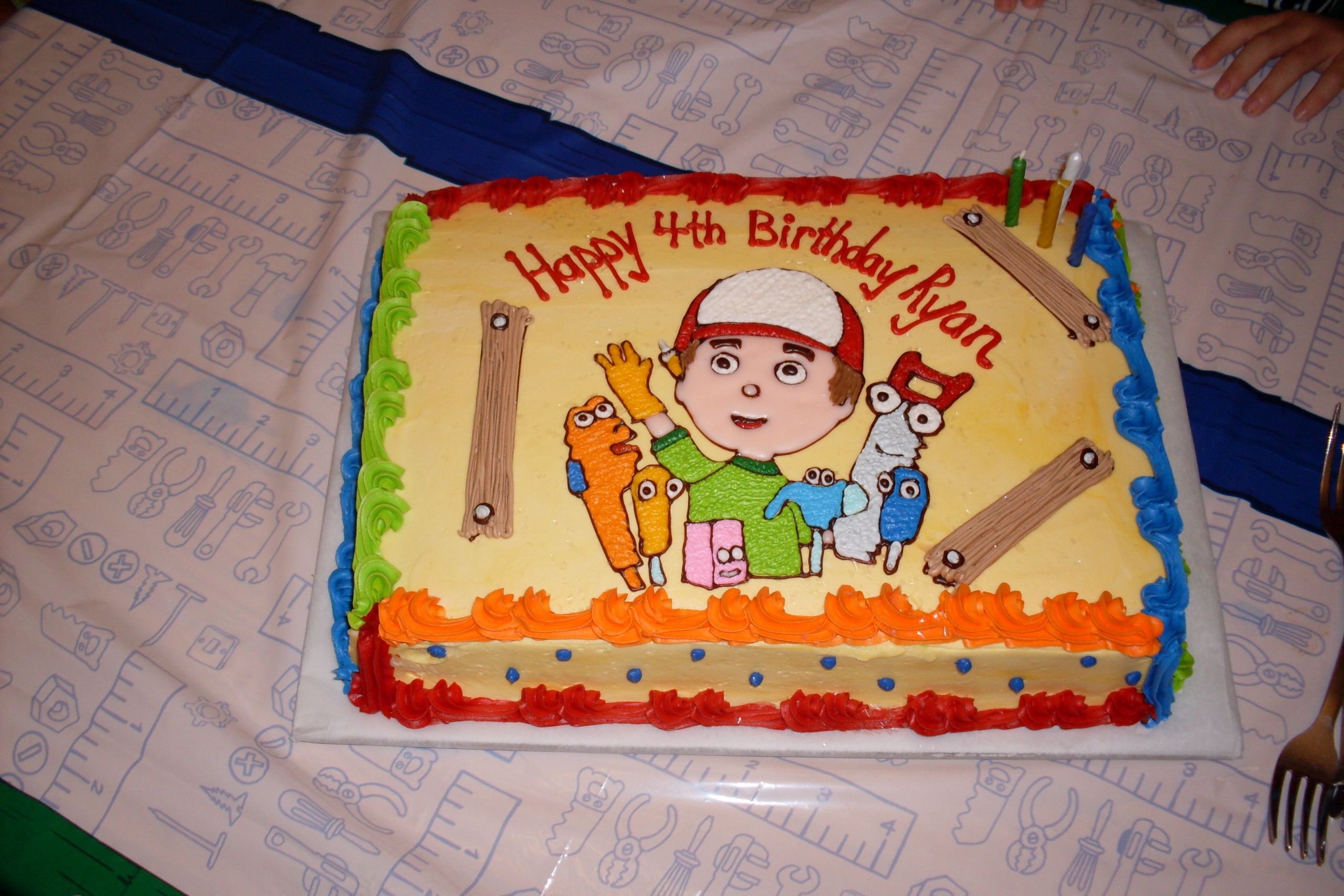 Handy Manny Birthday Decorations
 Ryan’s 4th Birthday Party…Handy Manny Style