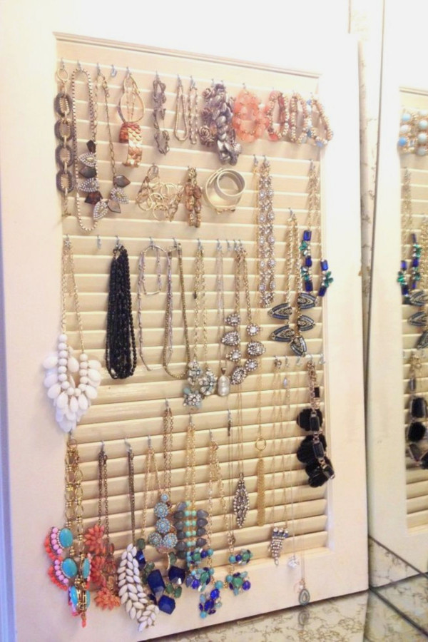 Hanging Jewelry Organizer DIY
 Hanging Jewelry Organizer Ideas Involvery