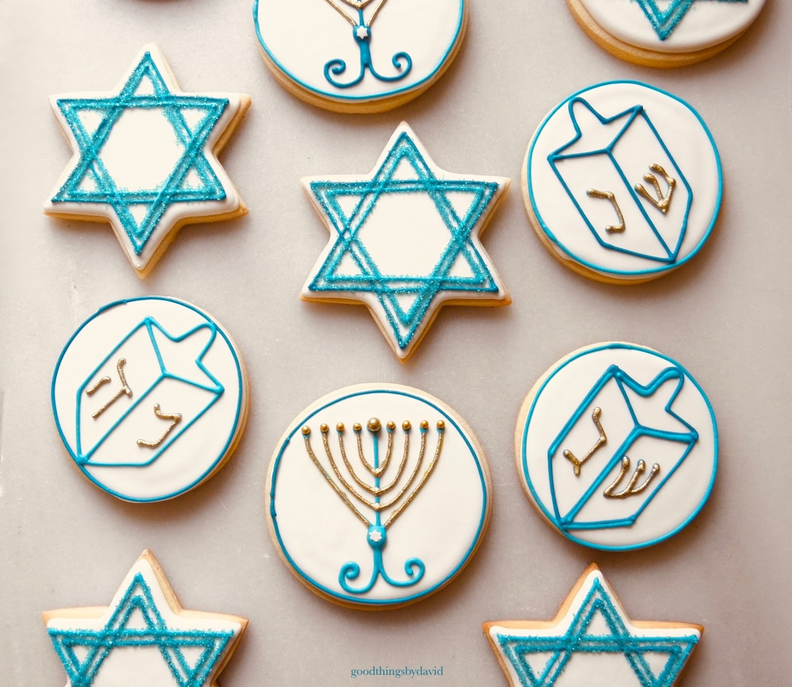 Hanukkah Sugar Cookies
 Hanukkah Sugar Cookies