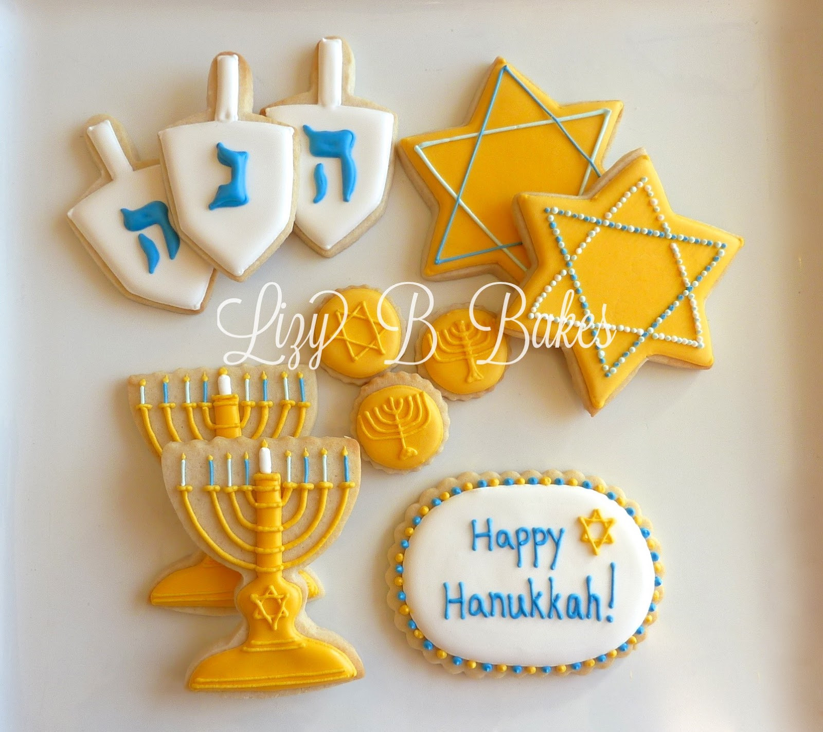 Hanukkah Sugar Cookies
 Lizy B Hanukkah Cookies