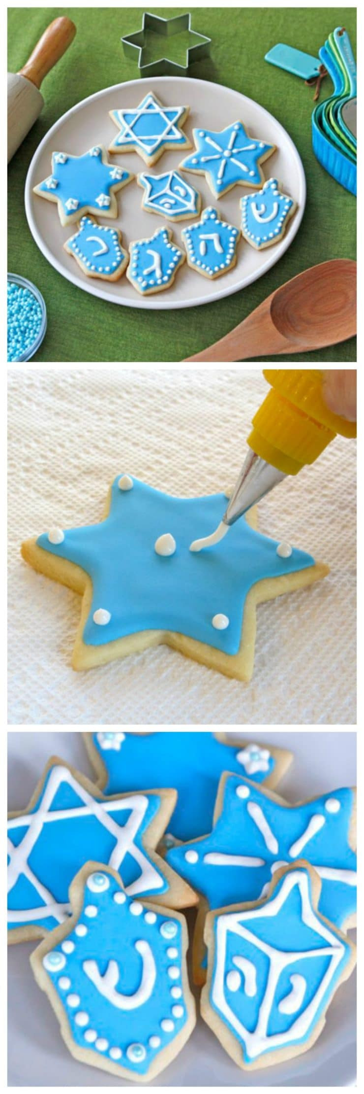 Hanukkah Sugar Cookies
 Hanukkah Holiday Sugar Cookies Decorate with Royal Icing