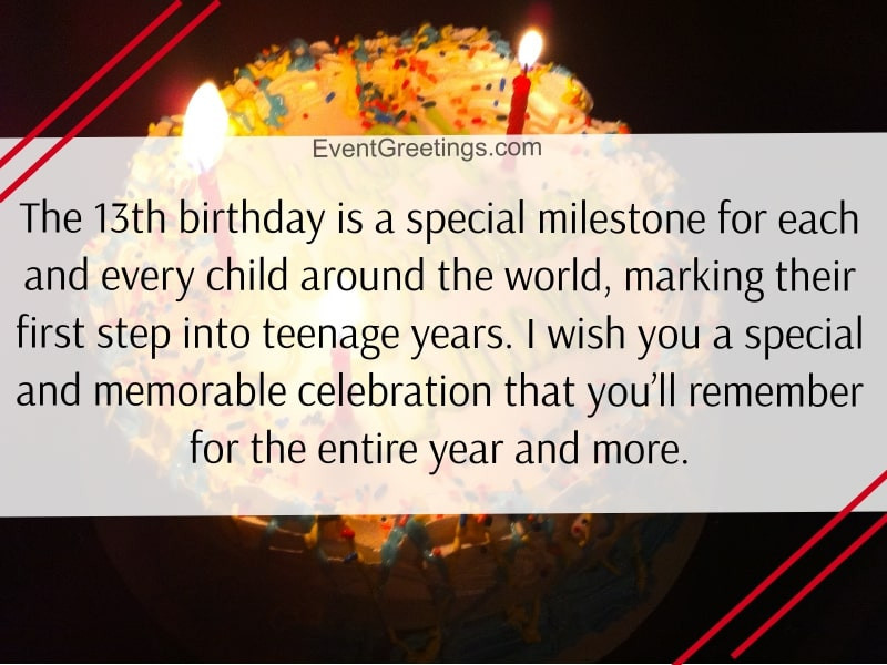 Happy 13th Birthday Quotes
 25 Best Happy 13th Birthday Wishes With