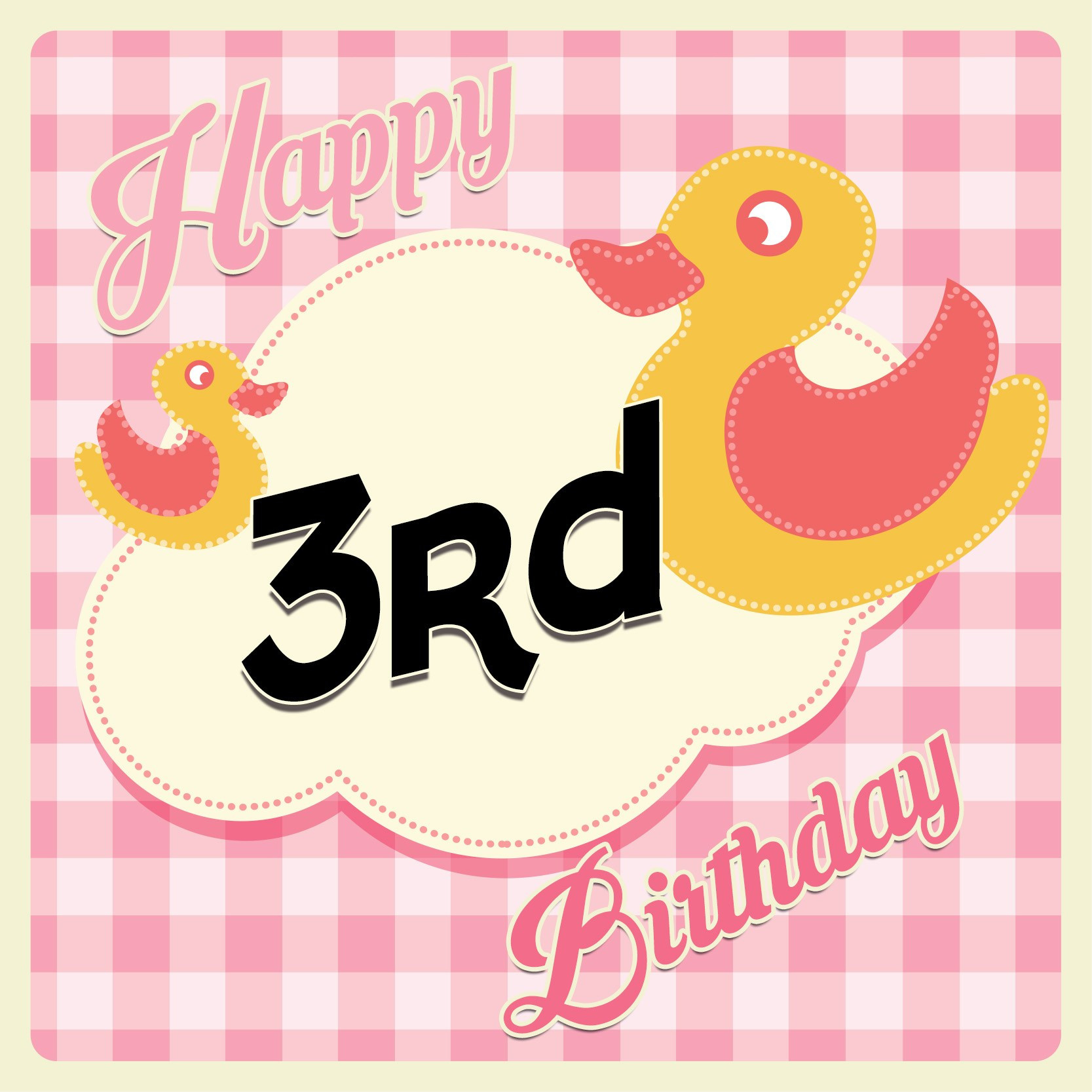 Happy 3rd Birthday Wishes
 3rd Birthday Wishes