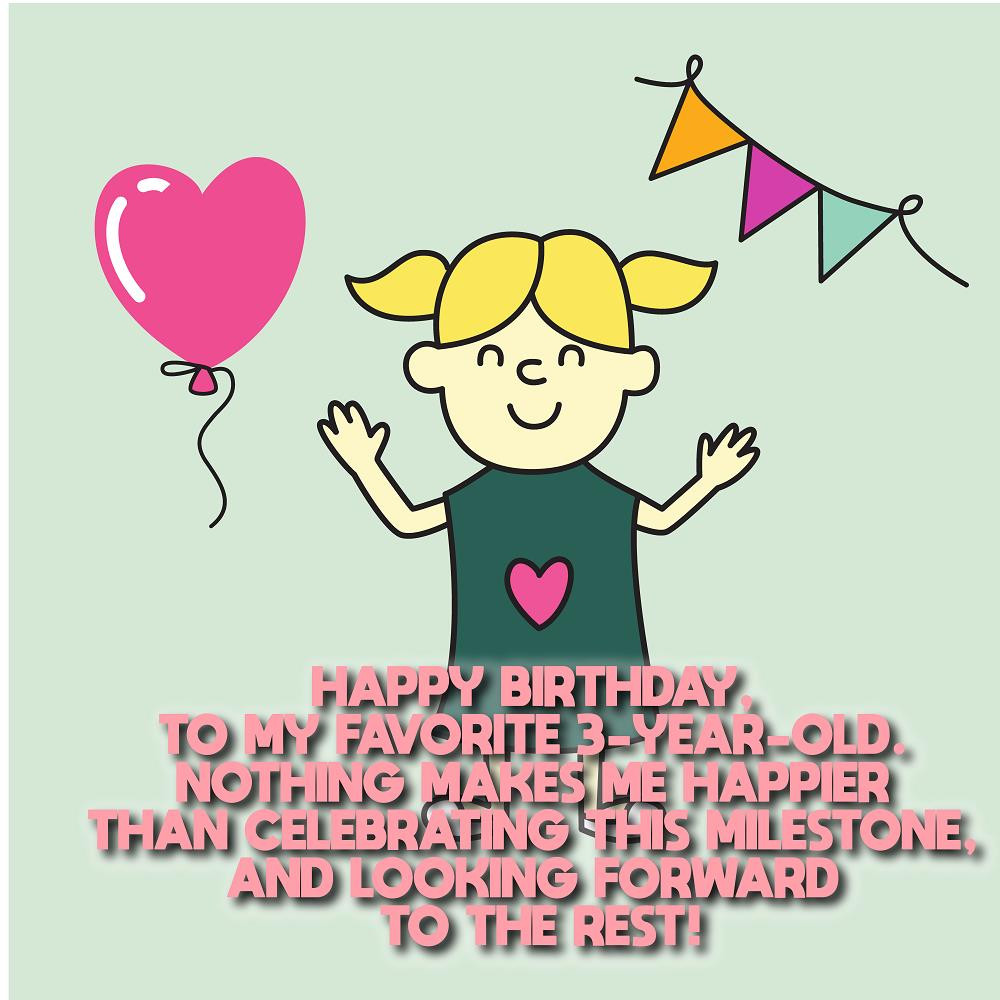 Happy 3rd Birthday Wishes
 Happy 3rd birthday Wishes Messages for kids – Top Happy