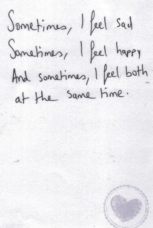 Happy And Sad At The Same Time Quotes
 I Feel Quotes QuotesGram