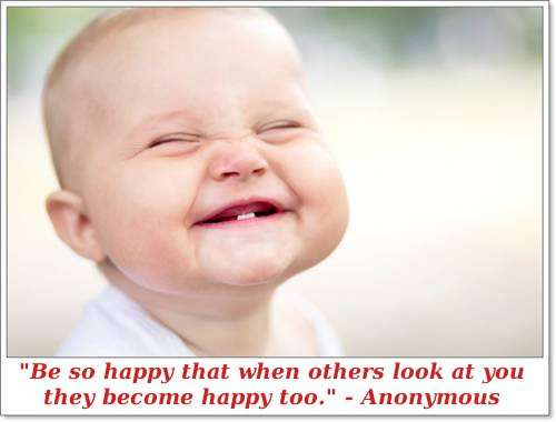 Happy Baby Quotes
 These Uplifting Quotes About Being Happy Will Make Your Day
