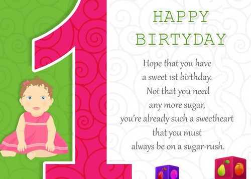 Happy Birthday Baby Girl Quotes
 Happy Birthday Quotes for Baby Girl