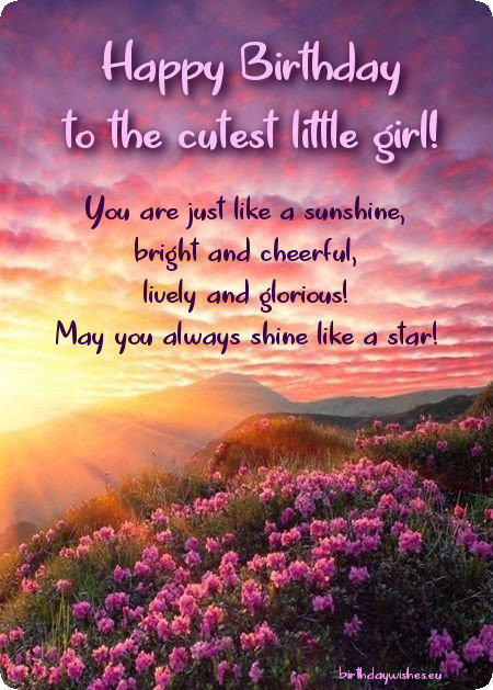 Happy Birthday Baby Girl Quotes
 Happy Birthday Little Girl