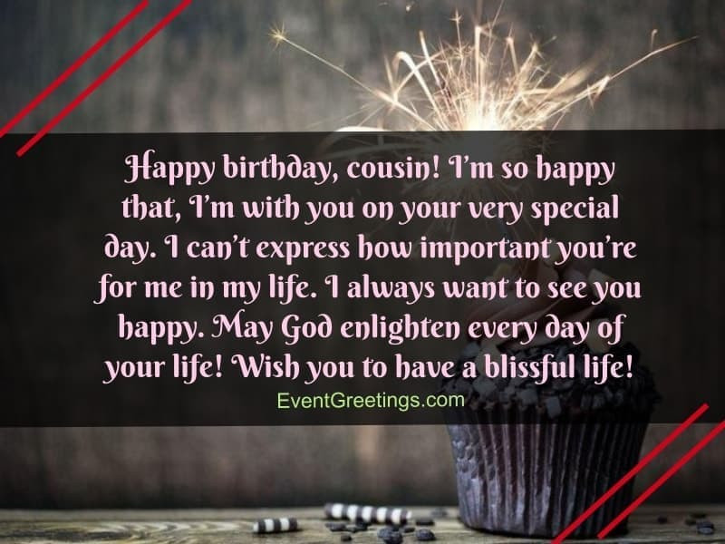 Happy Birthday Cousin Funny Quotes
 75 Fabulous Birthday Wishes for Cousin To Rigid The Bond