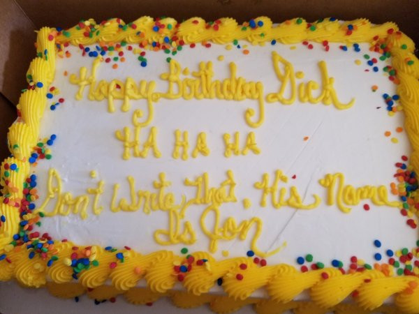 Happy Birthday Dick Cake
 The Best Funny Today s Internet