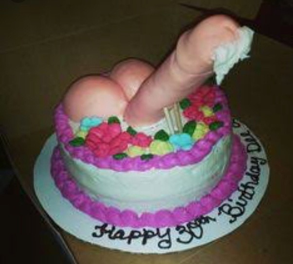 Happy Birthday Dick Cake
 What is the weirdest thing you have seen on a cake Quora