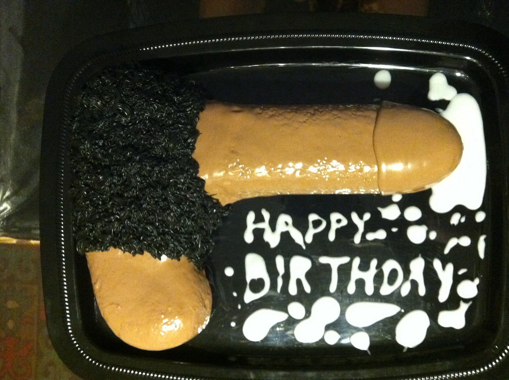 Happy Birthday Dick Cake
 Penis Birthday Cake
