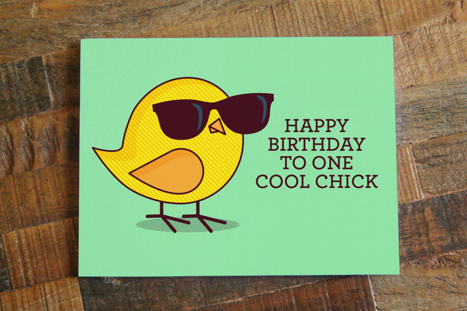 Happy Birthday Funny Card
 Funny Birthday Card For Her "Happy Birthday to e Cool