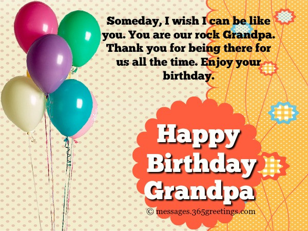 Happy Birthday Grandpa Quotes
 Birthday Wishes for Grandparents 365greetings