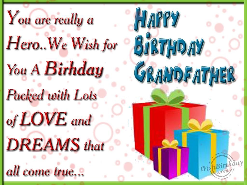 Happy Birthday Grandpa Quotes
 Happy Birthday Grandfather s and