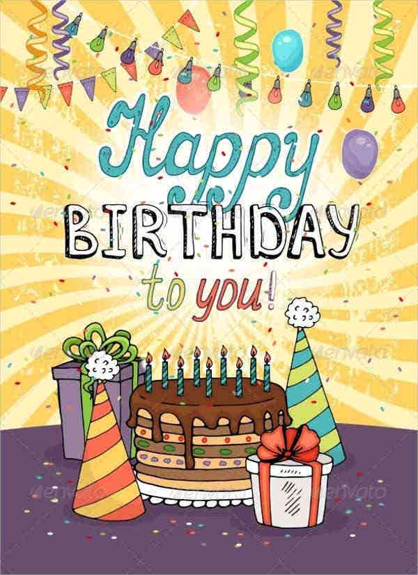 Happy Birthday Greeting Cards
 33 Birthday Card Templates in PSD