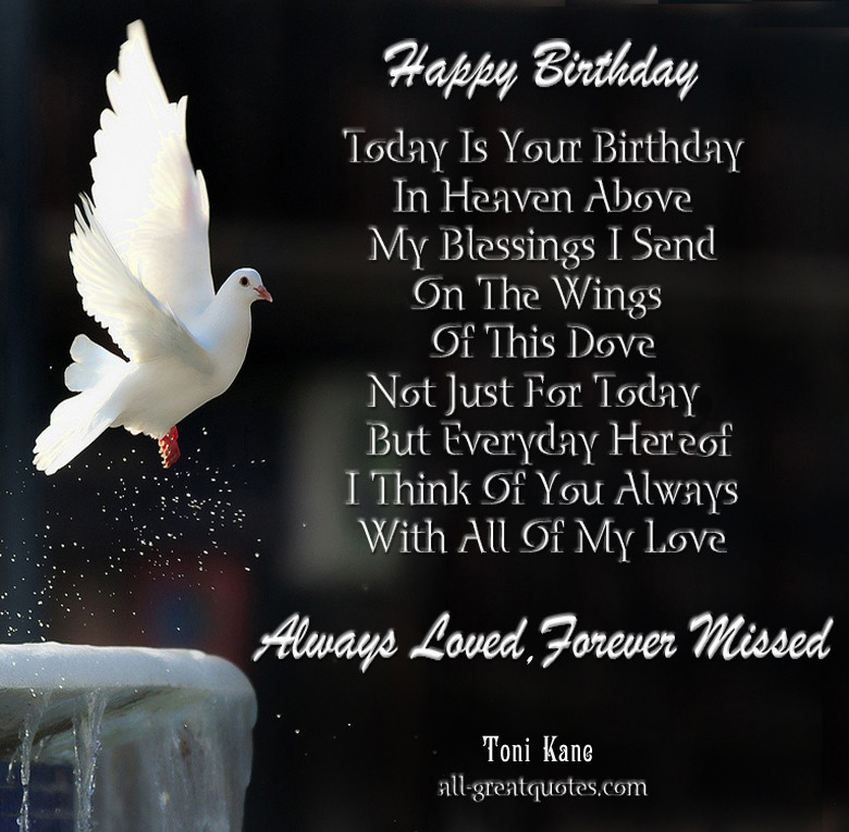 Happy Birthday In Heaven Quotes
 Happy Birthday Quotes for People in Heaven