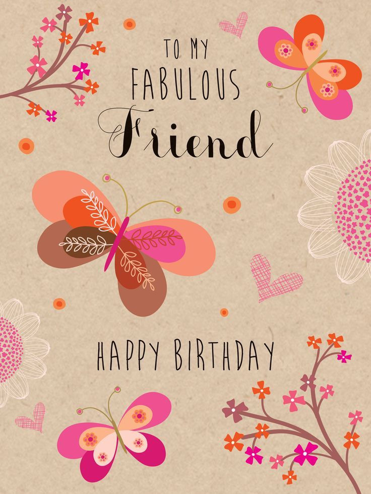 Happy Birthday Quotes For A Good Friend
 To M Fabulous Friend Happy Birthday s and