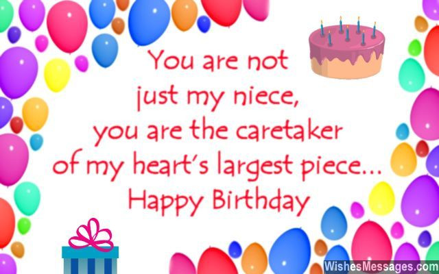 Happy Birthday Quotes For A Niece
 Birthday Wishes for Niece – WishesMessages