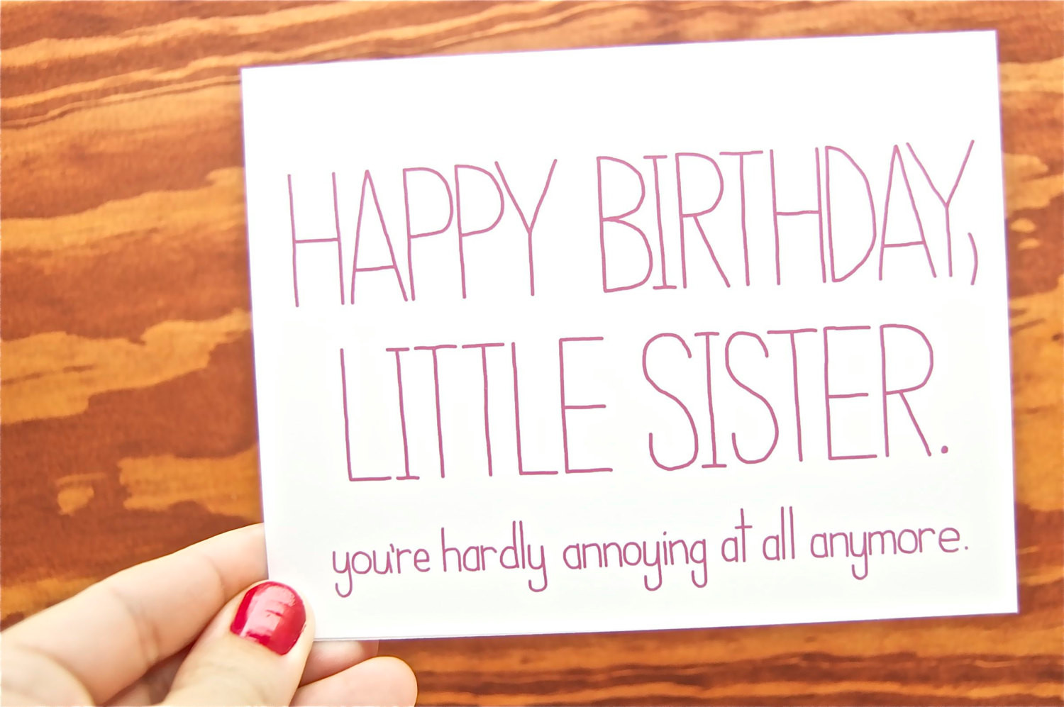 Happy Birthday Quotes For Little Sister
 Little Sister Quotes Funny QuotesGram