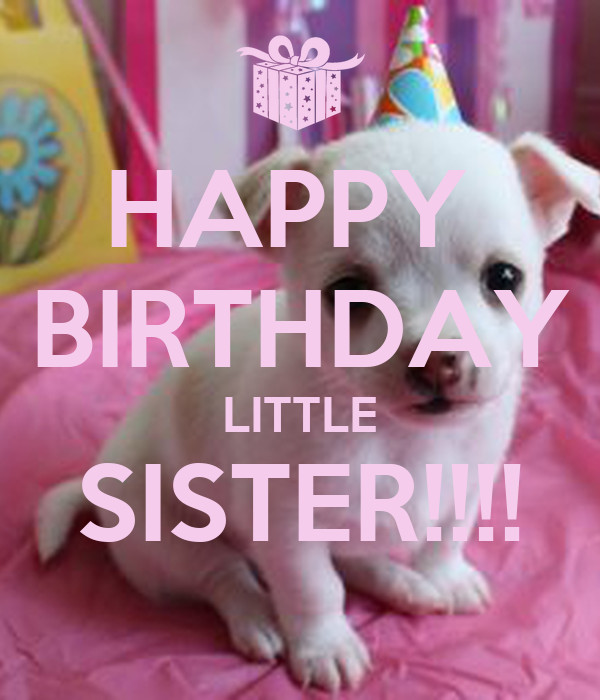 Happy Birthday Quotes For Little Sister
 Happy Birthday Little Sister Quotes QuotesGram