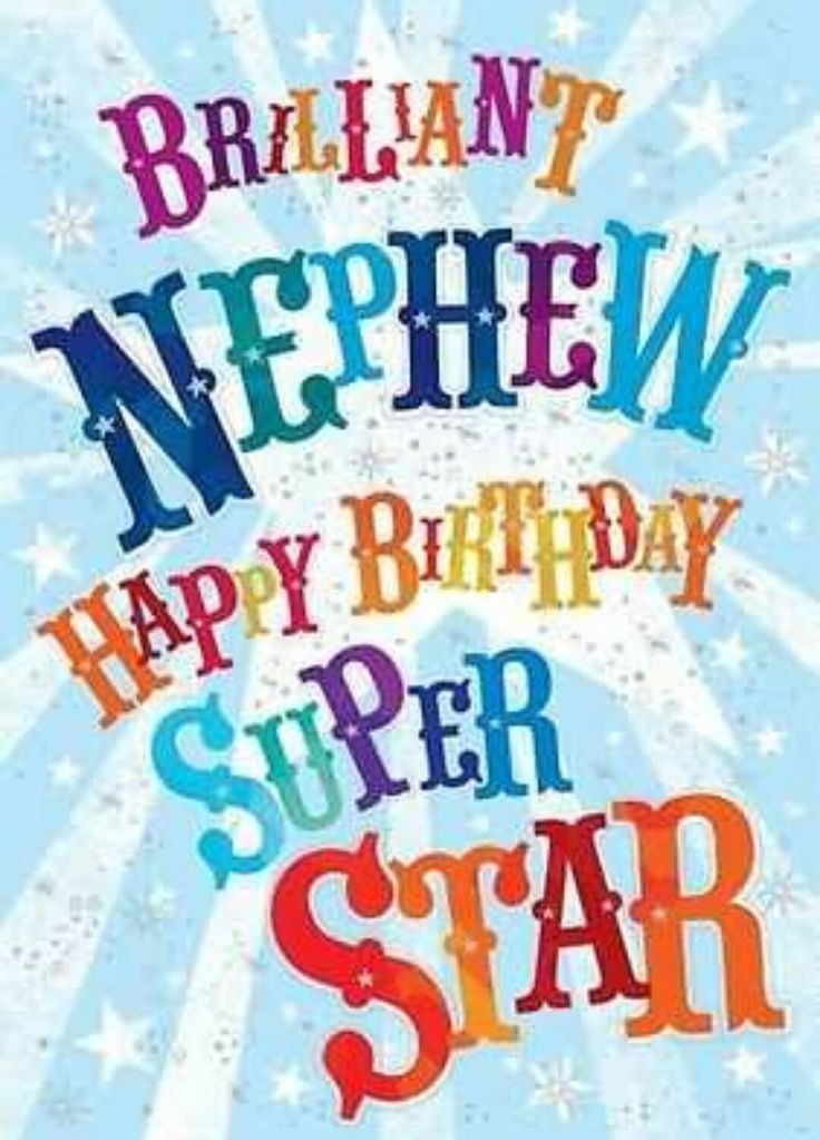 Happy Birthday Quotes For My Nephew
 25 best Birthday Cards for Nephew images on Pinterest