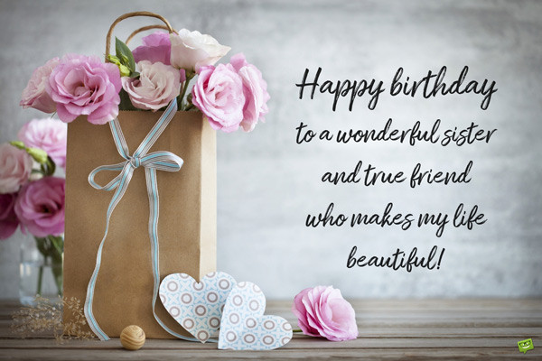 Happy Birthday Quotes For Sister
 Birthday Quotes for your Sister