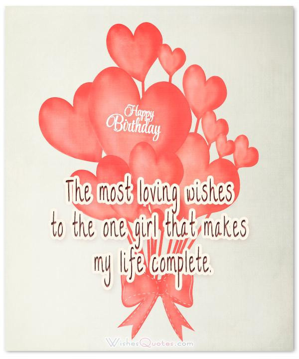 Happy Birthday Quotes Girlfriend
 Heartfelt Birthday Wishes for Girlfriend By WishesQuotes