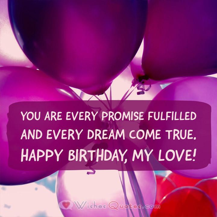 Happy Birthday Quotes Girlfriend
 Birthday Wishes for Girlfriend – By LoveWishesQuotes