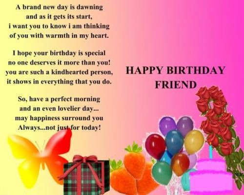 Happy Birthday Quotes To Friend
 Male Birthday Quotes For Friends QuotesGram