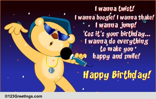 Happy Birthday Singing Cards
 Birthday Dj Performing Live Free Songs eCards Greeting