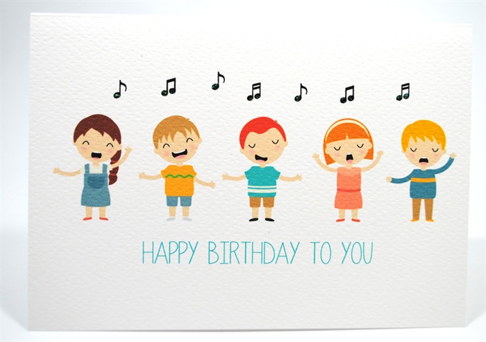 Happy Birthday Singing Cards
 Happy Birthday Card Kids Singing Happy Birthday HBC169