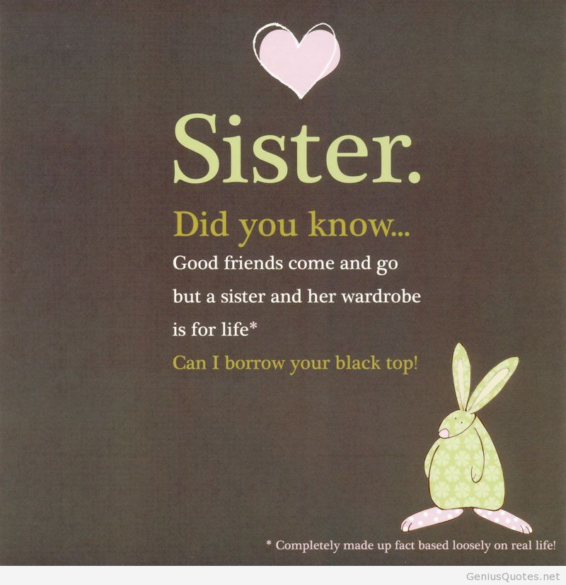 Happy Birthday Sister Funny Quotes
 BIRTHDAY QUOTES FOR SISTER FUNNY image quotes at relatably