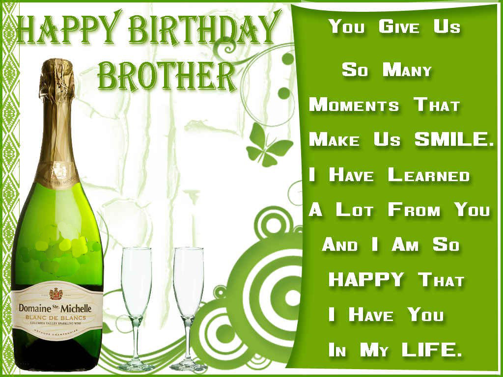 Happy Birthday Wishes For A Brother
 Happy birthday brother wishes HD images pictures photos