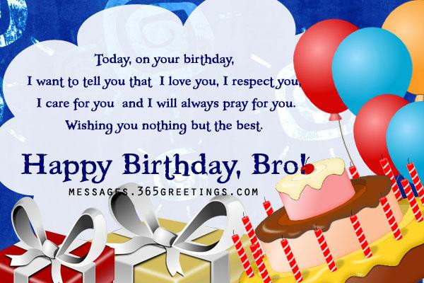 Happy Birthday Wishes For A Brother
 happy birthday brother 365greetings